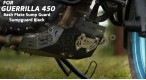 Fit For Royal Enfield Guerrilla 450 Bash Plate Sump Guard Sumpguard Black - SPAREZO